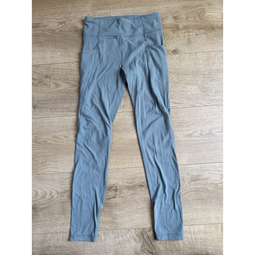 Athleta Girl high rise stash your treasures tight ble leggings size M 8-10